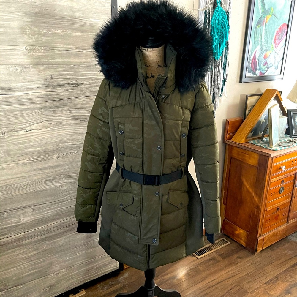 Michael Kors winter camouflage coat